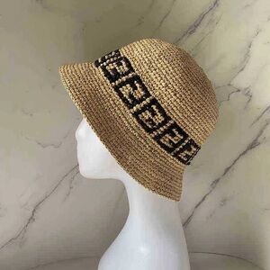 Fendi raffia bucket hat - purchased 2023 at Saks